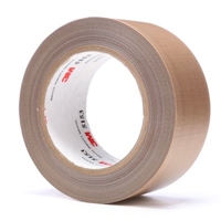 3M 5153 General Purpose PTFE Glass Cloth Tape Light Brown 2 in x 36 yd 6.8 mil - Micro Parts & Supplies, Inc.