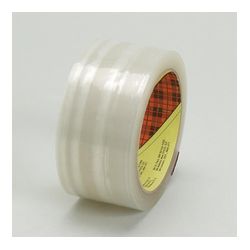 3M Scotch Custom Printed Box Sealing Tape 373CP Clear 72 mm x 50 m 24 per case Restricted