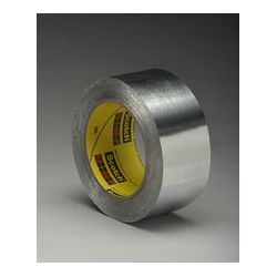 3M 433L High Temperature Aluminum Foil Tape Silver 3/4 in x 60 yd 3.5 mil - Micro Parts & Supplies, Inc.