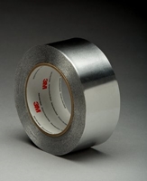 3M 425 Aluminum Foil Tape Silver 2 in x 60 yd on Plastic Core - Micro Parts & Supplies, Inc.