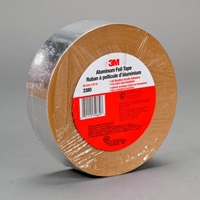 3M 3380 Aluminum Foil Tape Silver 2-1/2 in x 60 yd 3.25 mil - Micro Parts & Supplies, Inc.