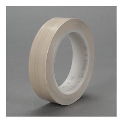 3M 5498 PTFE Film Tape Beige on Paper Core 1 in x 36 yd - Micro Parts & Supplies, Inc.