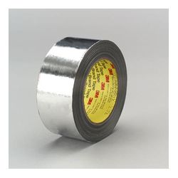 3M 363 High Temperature Aluminum Foil Glass Cloth Tape Silver 150 mm x 33 m 7.3 mil - Micro Parts & Supplies, Inc.