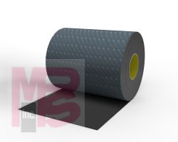 3M Bumpon Resilient Rollstock SJ6208 Black R25FL  9 in x 1 yd  Sample