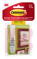 3M Command Large Picture Hanging Strips 17206-12ES 24 per case