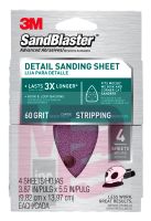 3M 9670ES-30-B SandBlaster Mouse Sandpaper Sheets 60 grit - Micro Parts & Supplies, Inc.