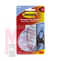 3M 17093CLRES Command Large Clear Hook Clear Strips - Micro Parts & Supplies, Inc.