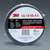 3M 3350 Metallized Flexible Duct Tape Silver 48 mm x 109.6 m 3.1 mil - Micro Parts & Supplies, Inc.