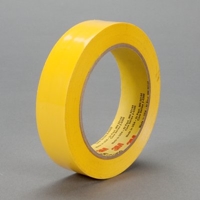 3M 483L Polyethylene Tape Yellow Linered red 1 in x 500 yd 5.3 mil - Micro Parts & Supplies, Inc.