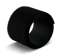 3M SJ3418FR Fastener Loop Flame Resistant S030 Black 1-1/4 in x 50 yd 3.9 mm Engaged Thickness - Micro Parts & Supplies, Inc.