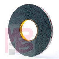 3M VHB Tape RP25 Gray 1/2 in x 36 yd 25 mil 18 rolls per case Bulk