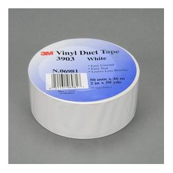 3M 3903 Vinyl Duct Tape White 2 in x 50 yd 6.5 mil - Micro Parts & Supplies, Inc.