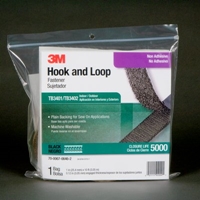 3M TB3401/TB3402 Fastener Hook/Loop Black 1 in x 10 ft - Micro Parts & Supplies, Inc.