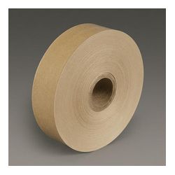 3M Water Activated Paper Tape 6141 Natural Light Duty 1-1/2 in x 500 ft 20 rolls per case Bulk