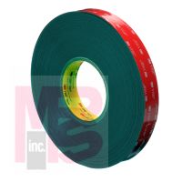 3M VHB Tape RP25F Gray 1 in x 36 yd 25 mil 9 rolls per case Bulk