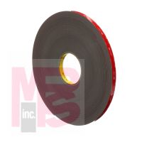 3M VHB Tape RP62F Gray 1/2 in x 36 yd 62 mils thick 18 rolls per case Bulk