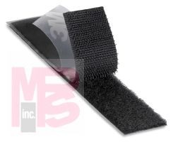 3M SJ3571 Fastener Loop S030 Black 1 in x 50 yd 0.15 in engaged thickness - Micro Parts & Supplies, Inc.