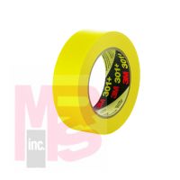 3M  301+  Performance  Yellow  Masking Tape 36 mm x 55 m 6.3 mil - Micro Parts & Supplies, Inc.