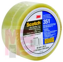 3M 351 IW Scotch High Performance Box Sealing Tape Clear 48mm x 50m - Micro Parts & Supplies, Inc.