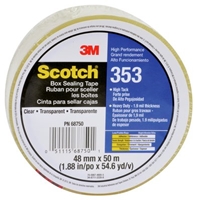 3M 353 IW Scotch High Performance Box Sealing Tape Clear 48 mm x 50 m - Micro Parts & Supplies, Inc.