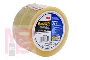 3M 372 IW Scotch High Performance Box Sealing Tape Clear 72 mm x 100 m - Micro Parts & Supplies, Inc.