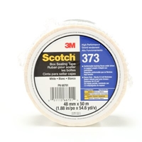 3M 373 IW Scotch High Performance Box Sealing Tape White 48 mm x 50 m - Micro Parts & Supplies, Inc.