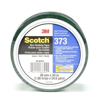 3M 373 IW Scotch High Performance Box Sealing Tape Green 48 mm x 50 m - Micro Parts & Supplies, Inc.