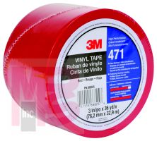 3M 471 IW Vinyl Tape Red 3 in x 36 yd 5.2 mil - Micro Parts & Supplies, Inc.