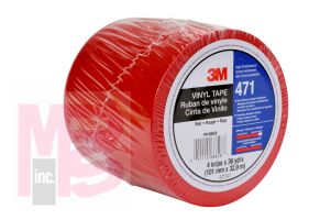 3M 471 IW Vinyl Tape Red 4 in x 36 yd 5.2 mil - Micro Parts & Supplies, Inc.