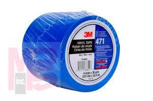 3M 471 IW Vinyl Tape Blue 4 in x 36 yd 5.2 mil - Micro Parts & Supplies, Inc.
