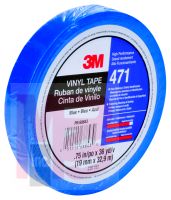 3M 471 IW Vinyl Tape Blue 3/4 in x 36 yd 5.2 mil - Micro Parts & Supplies, Inc.
