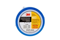 3M 483 IW Polyethylene Film Tape Blue 1 in x 36 yd 5.3 mil - Micro Parts & Supplies, Inc.