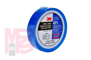 3M 471 IW Vinyl Tape Blue 1 in x 36 yd 5.2 mil - Micro Parts & Supplies, Inc.