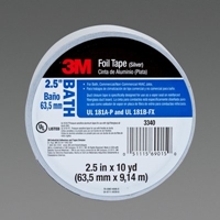 3M 3340-B Foil Tape Silver 2 1/2 in x 10 yd 4.0 mil - Micro Parts & Supplies, Inc.