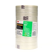 3M 897 PK12 Scotch Filament Tape Clear 18 mm x 55 m - Micro Parts & Supplies, Inc.