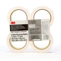 3M 600 Scotch Light Duty Packaging Tape Clear High Clarity 2 in x 72 yd - Micro Parts & Supplies, Inc.