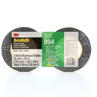 3M 894 PK2 Scotch Filament Tape Black 18 mm x 55 m - Micro Parts & Supplies, Inc.