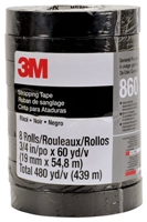 3M 860 PK12 Strapping Tape Black 19 mm x 55 m - Micro Parts & Supplies, Inc.