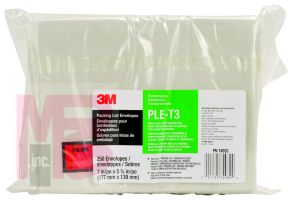 3M PLE-T3 PK250 Top Print Packing List Envelope 7 in x 5-1/2 in - Micro Parts & Supplies, Inc.