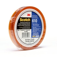 3M 610 Scotch Light Duty Packaging Tape Clear Heat Resistant 3/4 in x 72 yd - Micro Parts & Supplies, Inc.