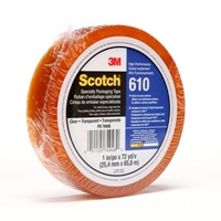 3M 610 Scotch Light Duty Packaging Tape Clear Heat Resistant 1 in x 72 yd - Micro Parts & Supplies, Inc.