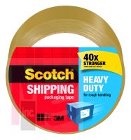 3M Scotch Shipping Packaging Tape 3850T  1.88 in x 54.6 yd (48 mm x 50 m) Heavy Duty Tan