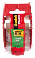 3M Scotch Tough Grip Moving Packaging Tape  1.88 in x 27.7 yd (48 mm x 25.4 m)