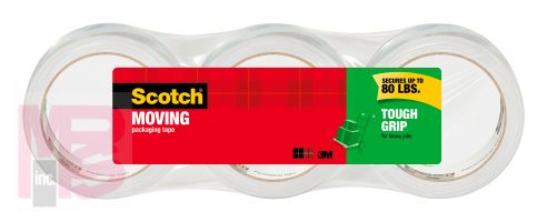 3M Scotch Tough Grip Moving Packaging Tape 3500S-3  1.88 in x 38.2 yd (48 mm x 35 m)