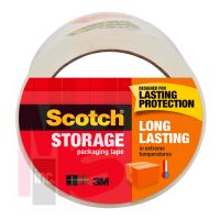 3M Scotch Long Lasting Storage Packaging Tape 3650 1.88 in x 54.6 yd (48 mm x 50 mm) 12/case