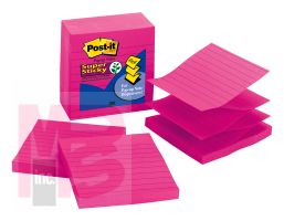 3M Post-it Super Sticky Pop-up Notes  R440-FFSS 4 in x 4 in 90sh 5-Pack