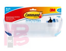 3M BATH11-ES Command Shower Caddy with Water-Resistant Strips - Micro Parts & Supplies, Inc.