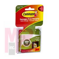 3M 17205-12PK Command Small Picture Hanging Strips Value Pack - Micro Parts & Supplies, Inc.