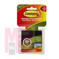 3M Command Medium Black Picture Hanging Strips Value Pack 17204BLK-12PK