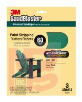 3M 20080-G SandBlaster Sandpaper with No-Slip Grip Backing 80-grit - Micro Parts & Supplies, Inc.